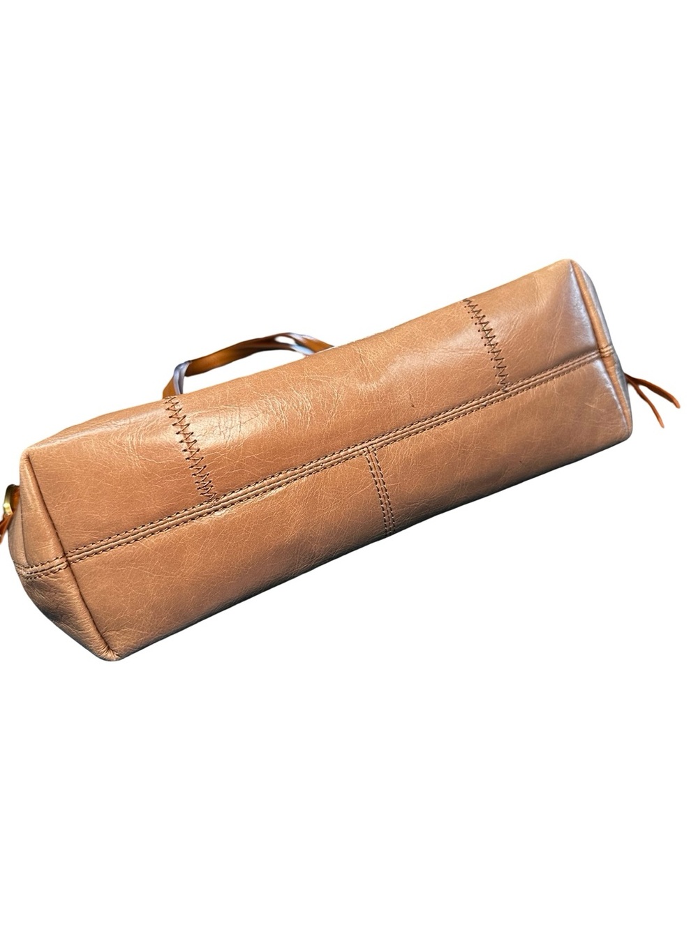 Hobo Cecily Mini Tote Bag in Parchment Leather Travel Coastal Chic Resort Career - Picture 10 of 14